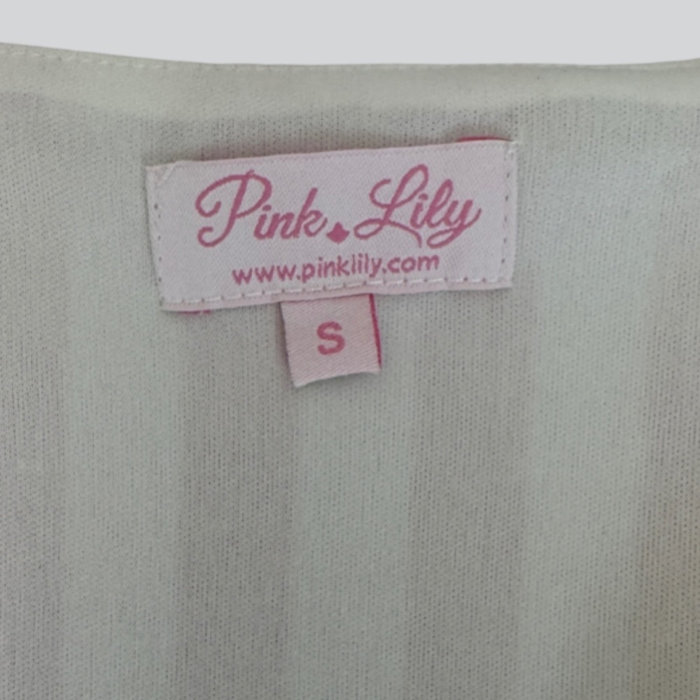NWOT Pink Lily “Love for a Lifetime” Striped Romper - Picture 3 of 6